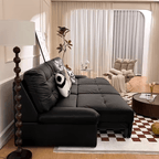 Noir Extendable Sofa - The Sofa Haus